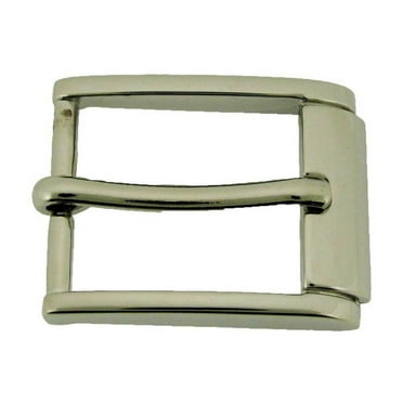 Metallic Single Prong Pin Center Shoes Buckles Silver Tone 19 Pcs